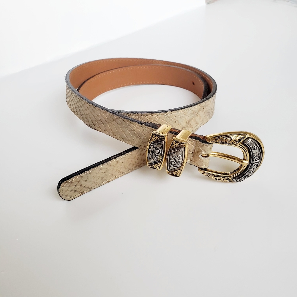 Street Works Animal Print Gold BBeautiuckle Belt